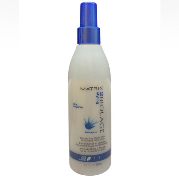 Matrix Biolage Blue Agave Smoothing Shine Milk Hold Level 1 8.5oz Old Formula - Picture 1 of 3
